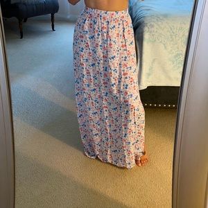 Floral maxi  skirt